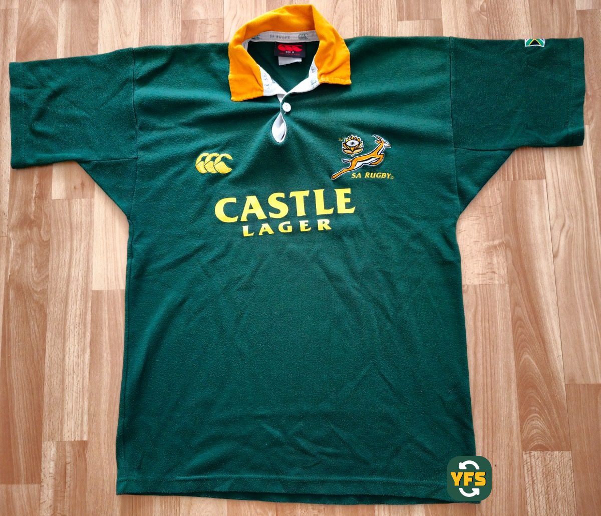 South Africa Rugby Springboks 2003-2004 Home Store Version Canterbury - YourFootballShirt - Photo 1