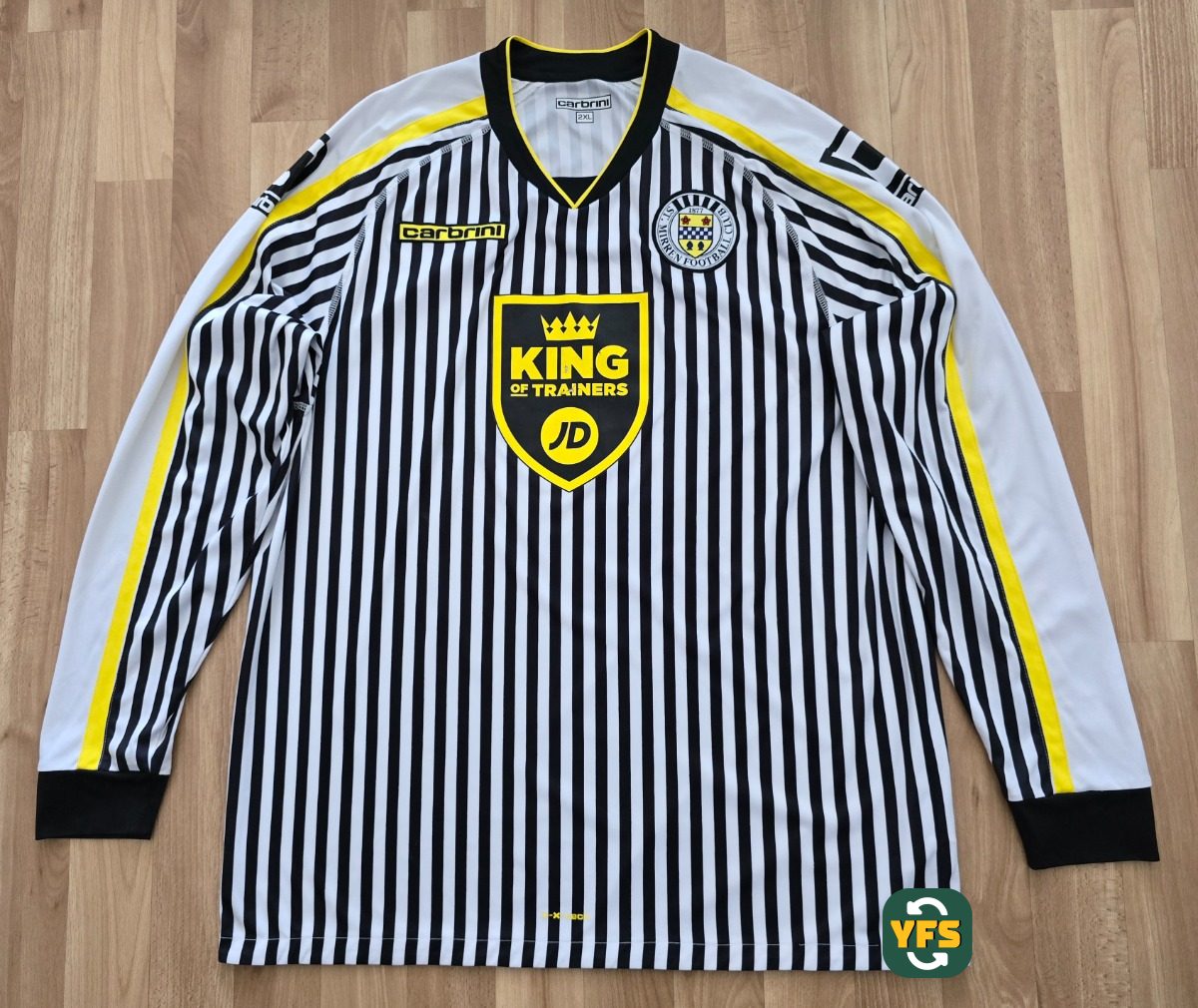 St Mirren FC 2014-2015 Home Store Version Carbrini - YourFootballShirt - Photo 1