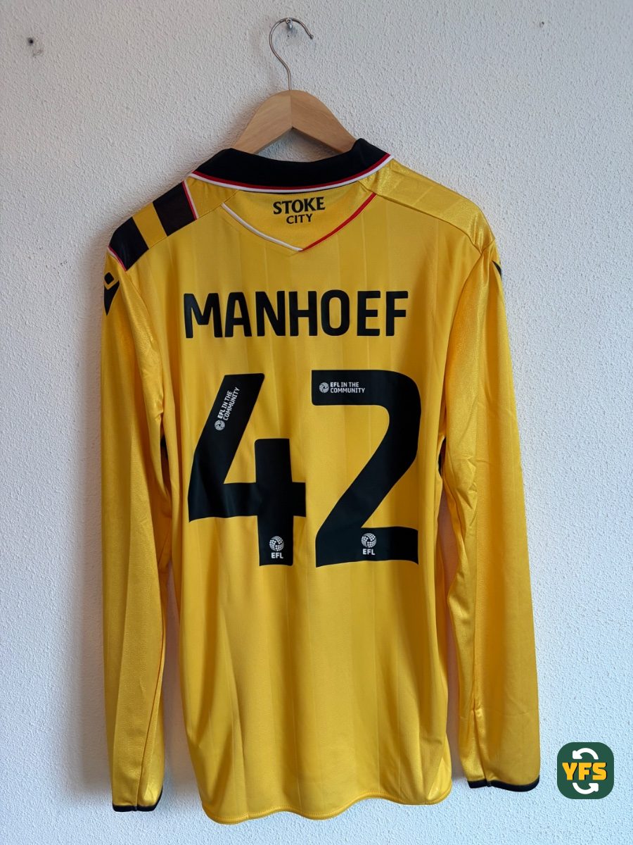 Stoke City 2025-2026 Third Store Version Macron Manhoef - YourFootballShirt - Photo 1