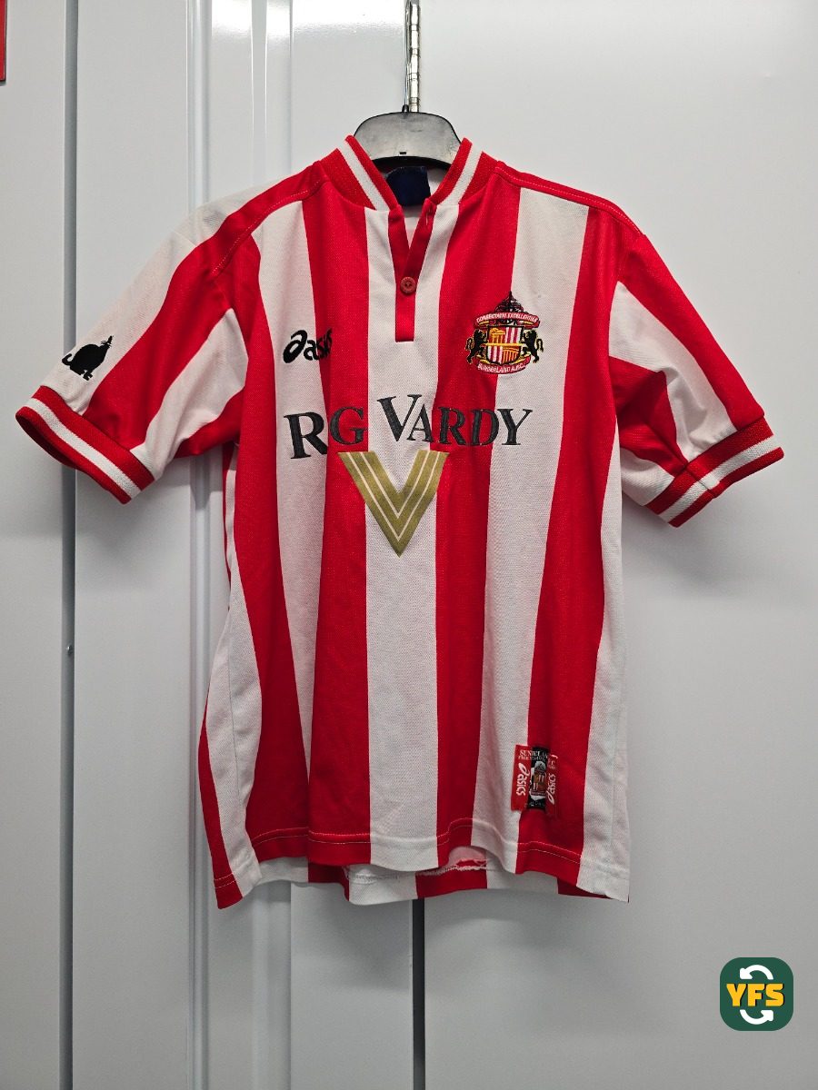 Sunderland 1999-2000 Home Store Version Asics - YourFootballShirt - Photo 1