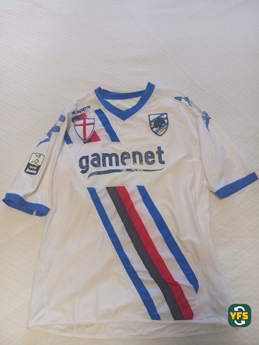 Sampdoria UC 2011-2012 Away Pro Version Kappa - YourFootballShirt - Photo 1