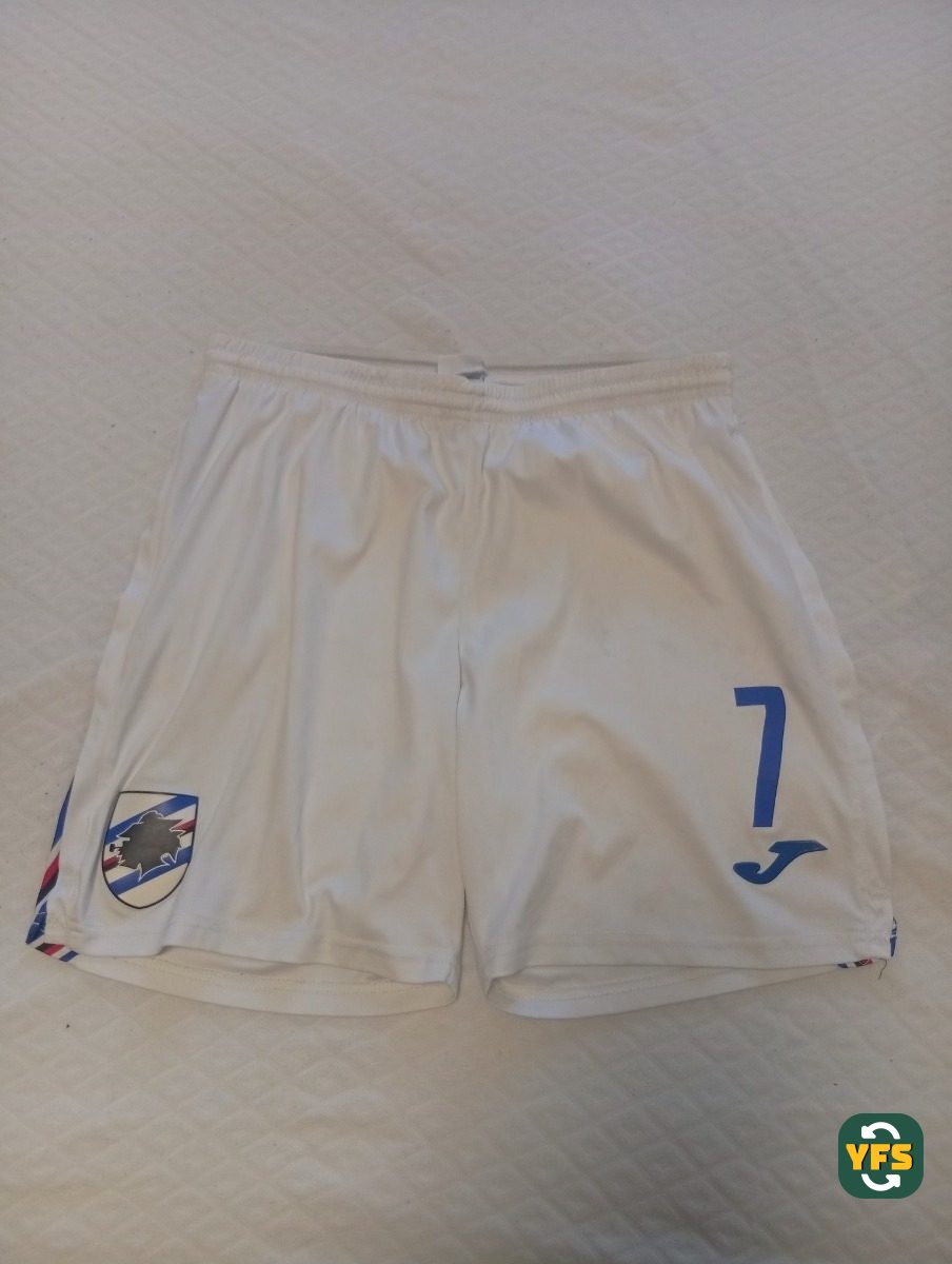 Sampdoria UC 2019-2020 Home Match Worn Joma Linetty/Sala - YourFootballShirt
