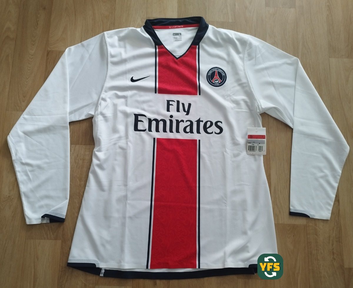 PSG 2007-2008 Away Issued Nike - YourFootballShirt - Photo 1