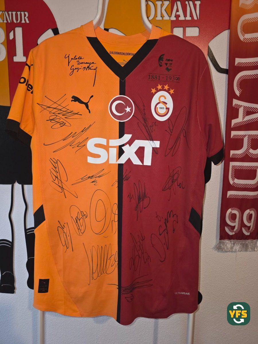Galatasaray SK 2025-2026 Home Match Worn Puma Yunus akgun - YourFootballShirt - Photo 1