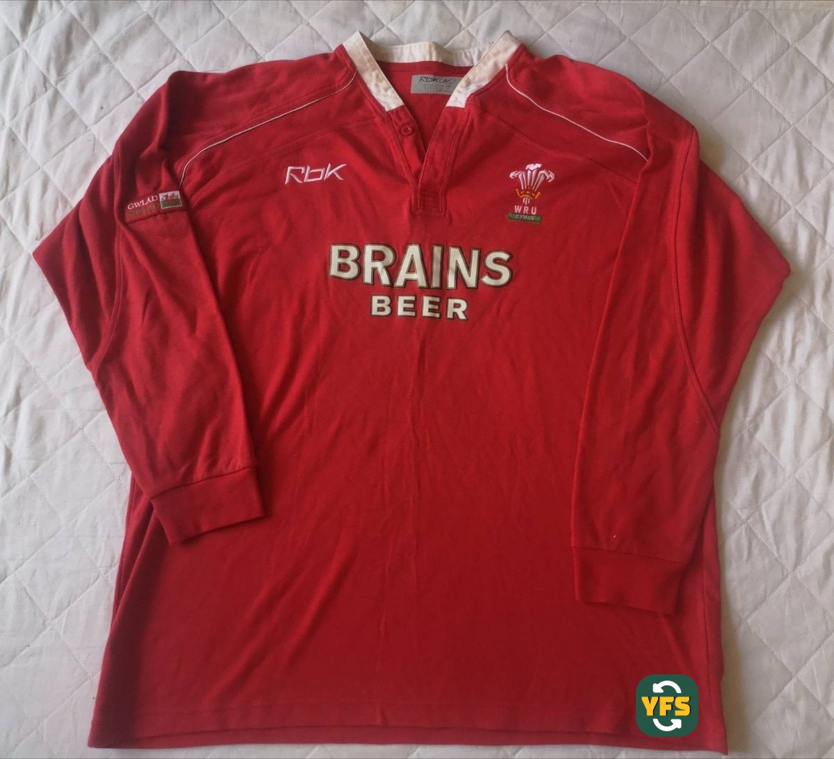 Wales rugby 2007-2008 Home Store Version Reebok - YourFootballShirt - Photo 1