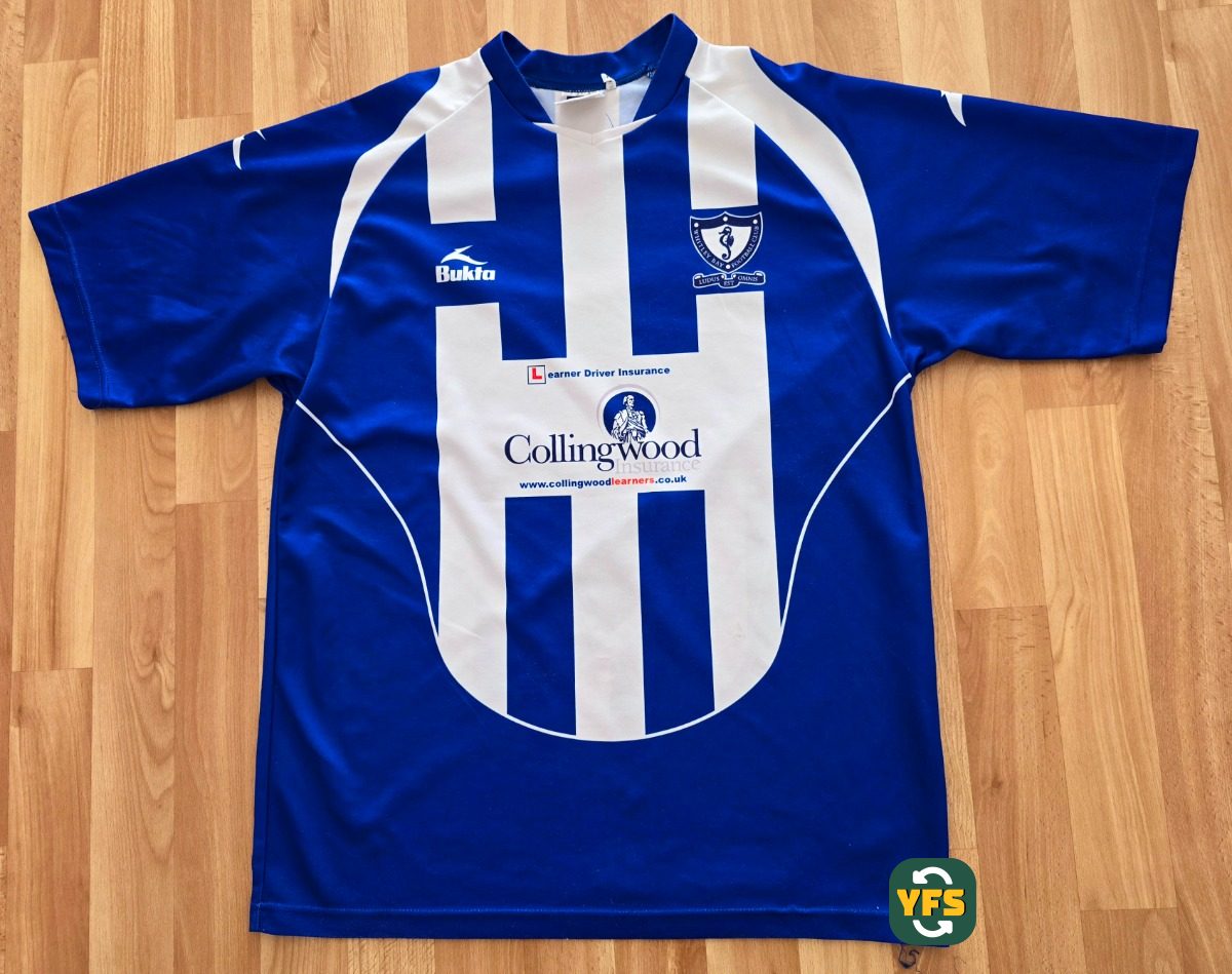 Whitley Bay FC 2008-2009 Home Store Version Bukta - YourFootballShirt - Photo 1