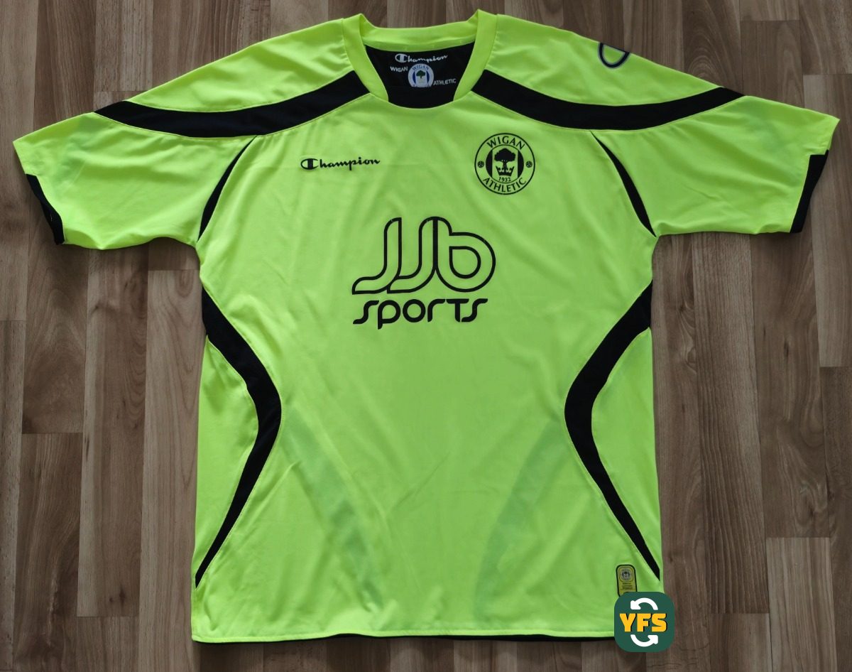 Wigan Athletic 2008-2009 Away Store Version Champion USA - YourFootballShirt - Photo 1