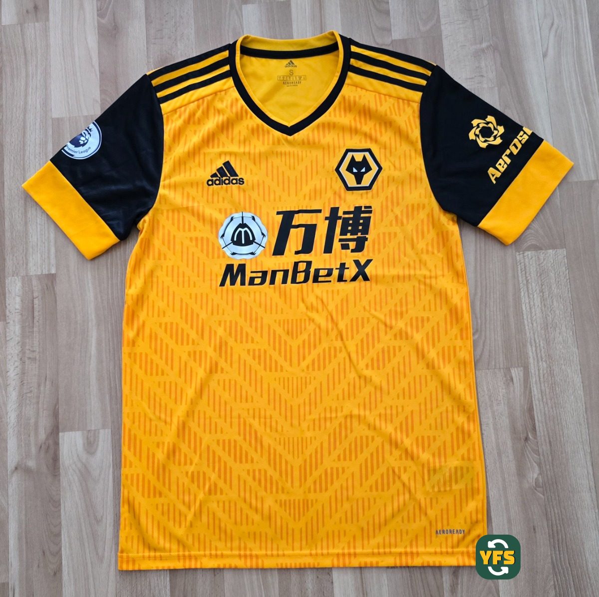Wolverhampton 2020-2021 Home Store Version Adidas - YourFootballShirt - Photo 1