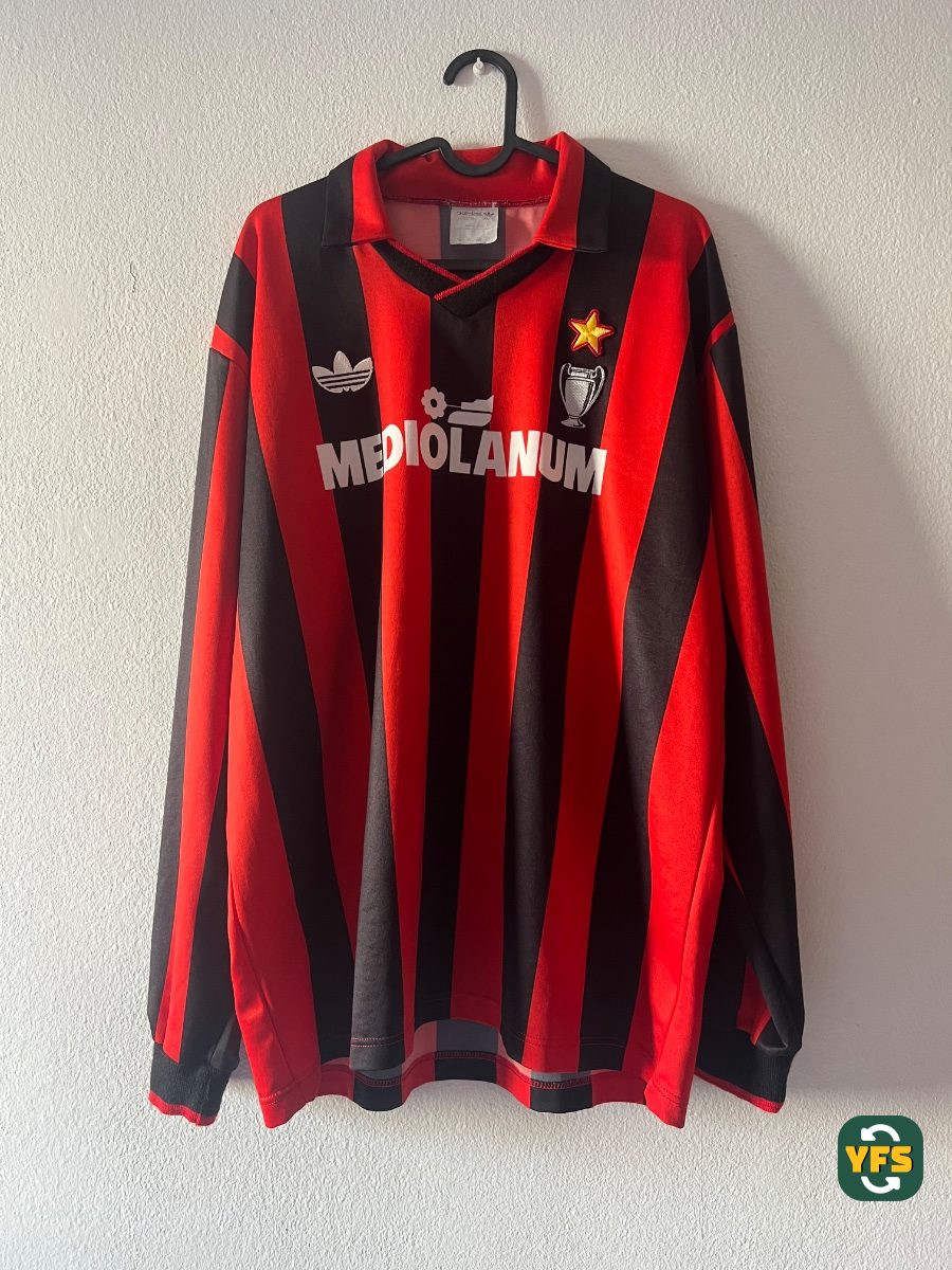 Ac milan 1990-1991 Home Store Version Adidas - YourFootballShirt - Photo 1