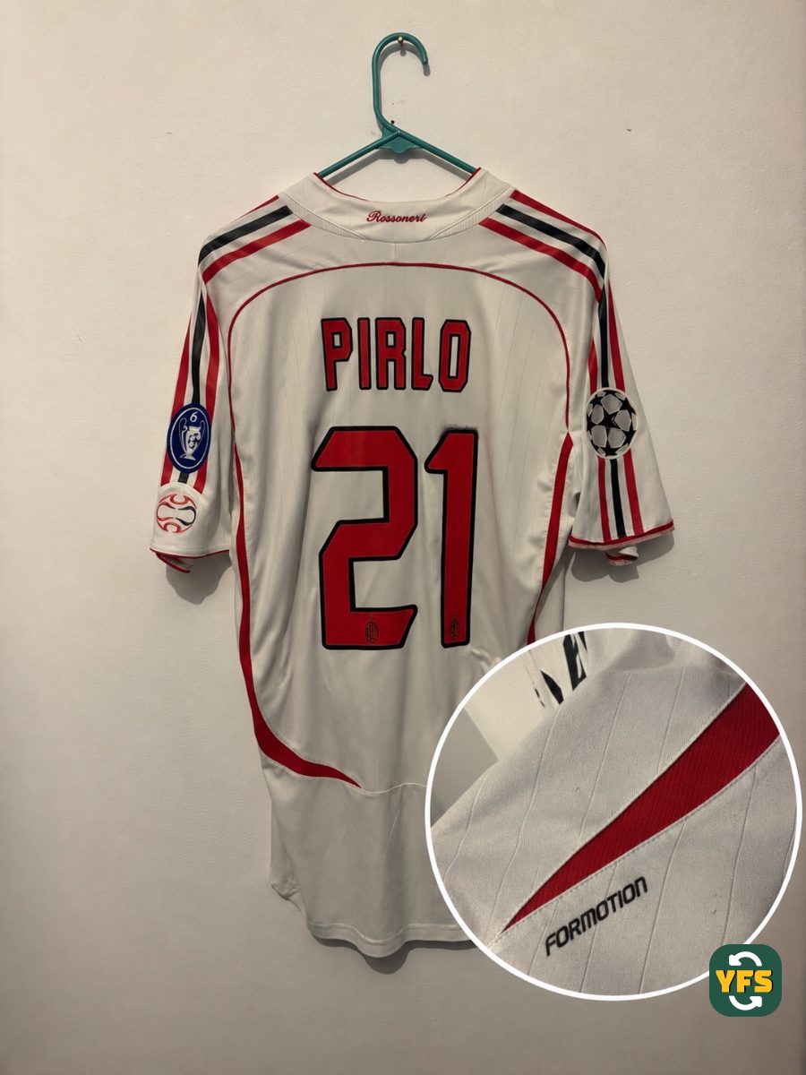 Ac milan 2006-2007 Away Issued Adidas Andrea Pirlo - YourFootballShirt - Photo 1