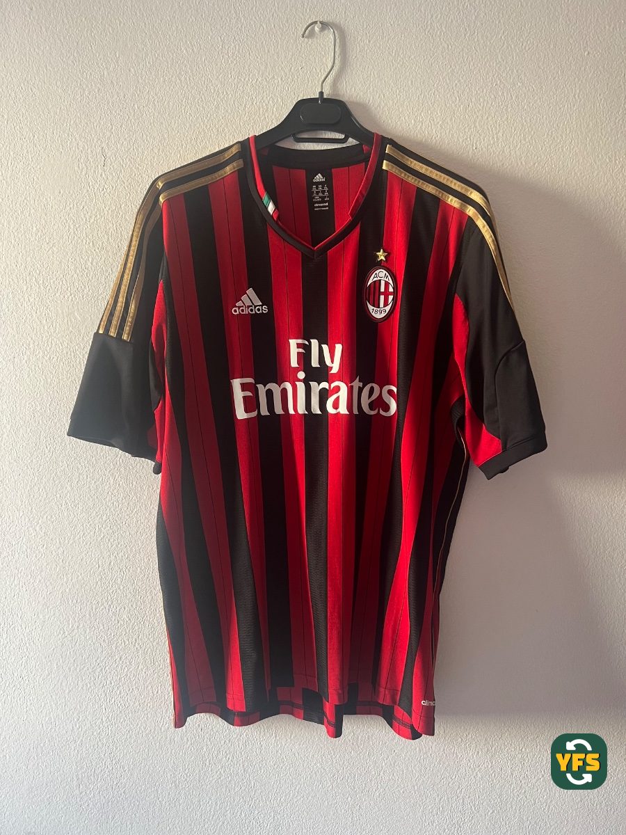 Ac milan 2013-2014 Home Store Version Adidas - YourFootballShirt - Photo 1