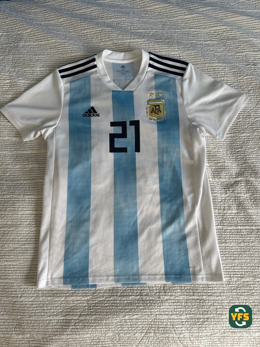 Argentina 2017-2018 Home Store Version Adidas Dybala - YourFootballShirt - Photo 1