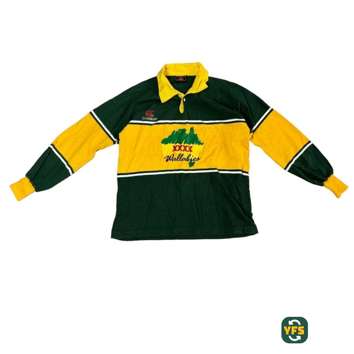 Australia Wallabies 1991-1992 Training Store Version Canterbury - YourFootballShirt - Photo 1