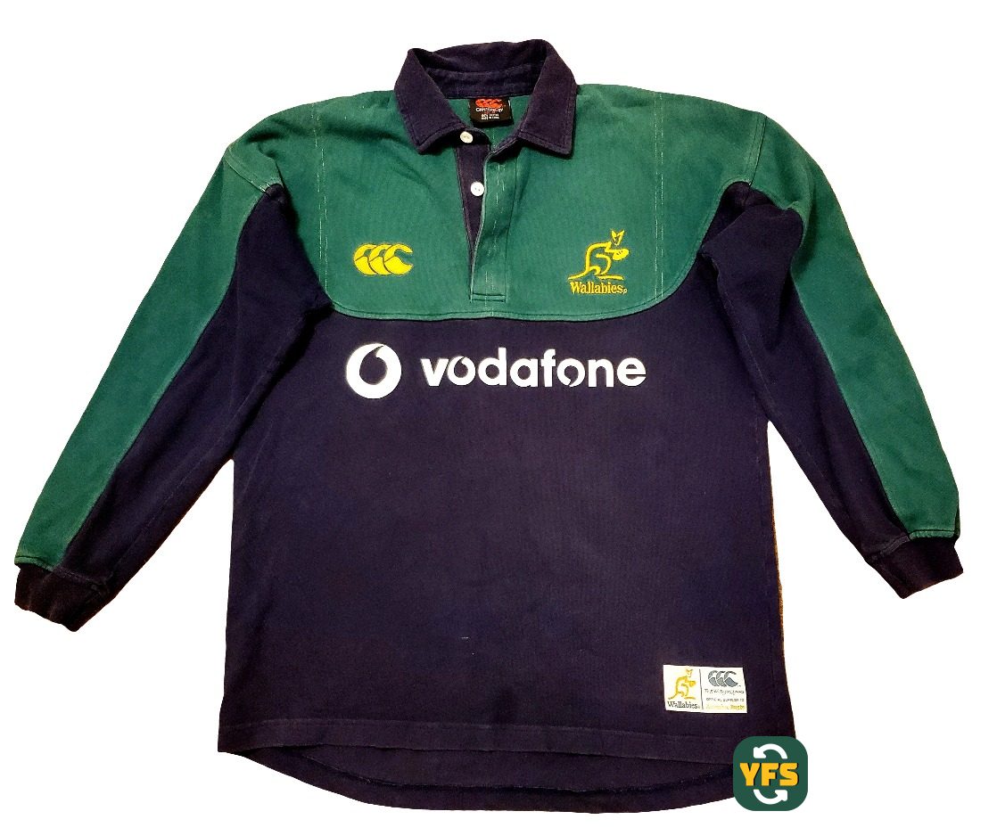 Australia Wallabies 1999-2000 Home Store Version Canterbury - YourFootballShirt - Photo 1