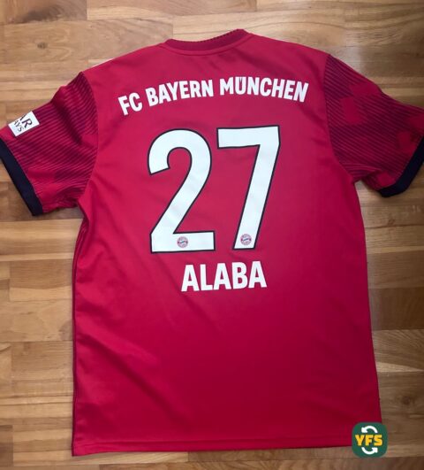 Bayer Munich 2018-2019 Home Alaba #27