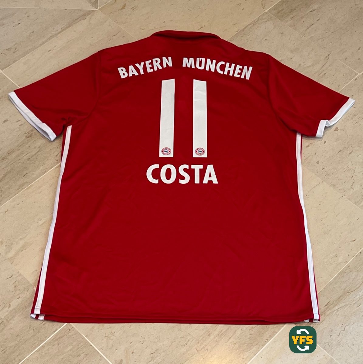 Bayern Munich 2016-2017 Home Pro Version Adidas Costa - YourFootballShirt - Photo 1