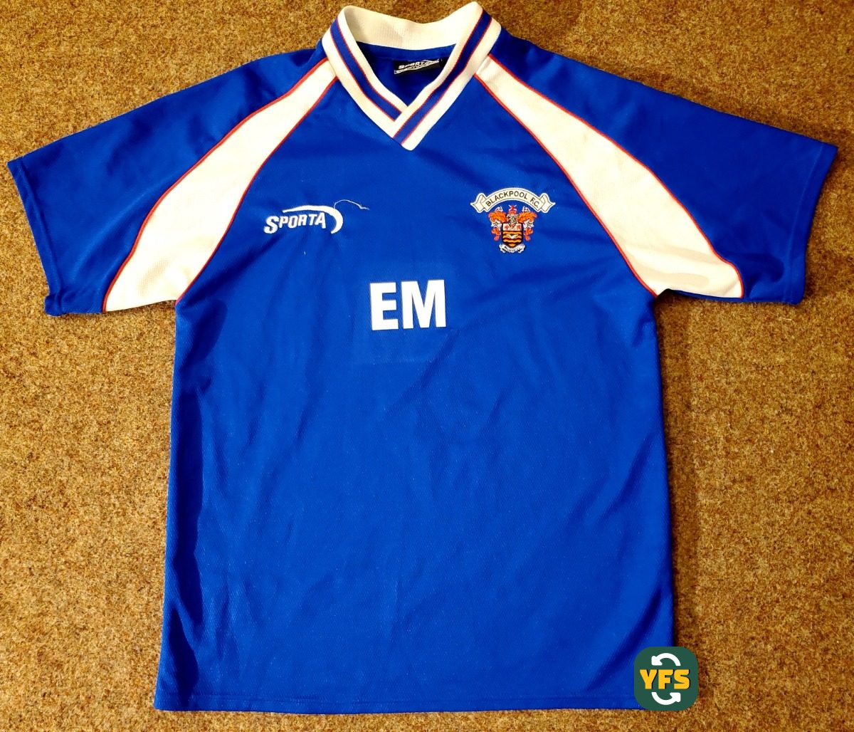 Blackpool F.C. 2003-2004 Training Store Version Sporta - YourFootballShirt - Photo 1