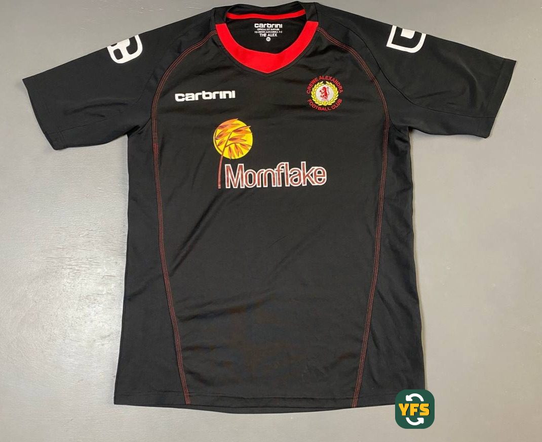 Crewe Alexandra FC 2011-2012 Away Store Version Carbrini - YourFootballShirt - Photo 1