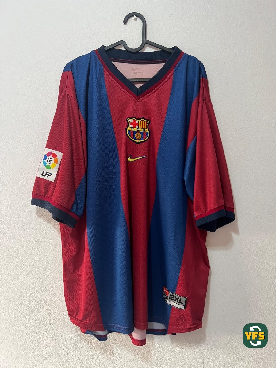 FC Barcelona 1998-1999 Home Store Version Nike - YourFootballShirt - Photo 1