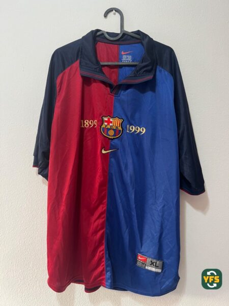 FC Barcelona 1999-2000 Home Rivaldo #11
