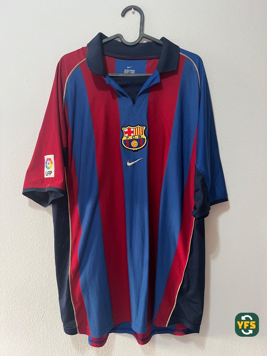 FC Barcelona 2001-2002 Home Store Version Nike - YourFootballShirt - Photo 1
