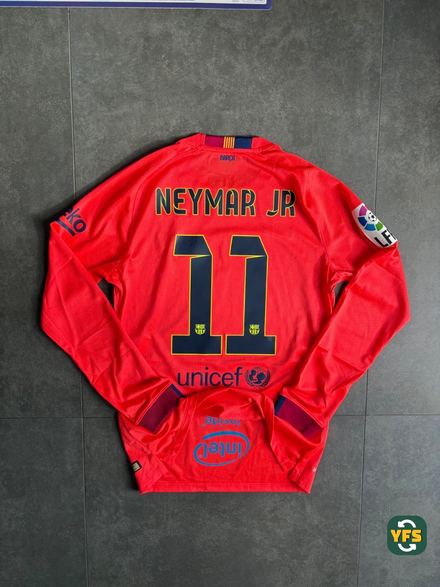FC Barcelona 2014-2015 Away Issued Nike NEYMAR JR - YourFootballShirt - Photo 1