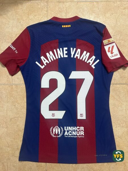 FC Barcelona 2023-2024 Home Lamine yamal #27
