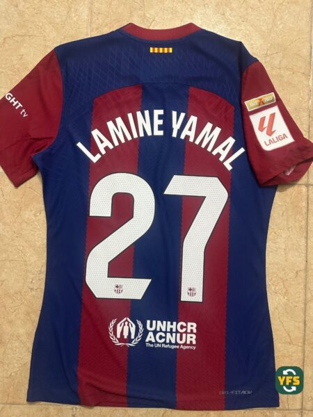 FC Barcelona 2023-2024 Home Lamine yamal #27