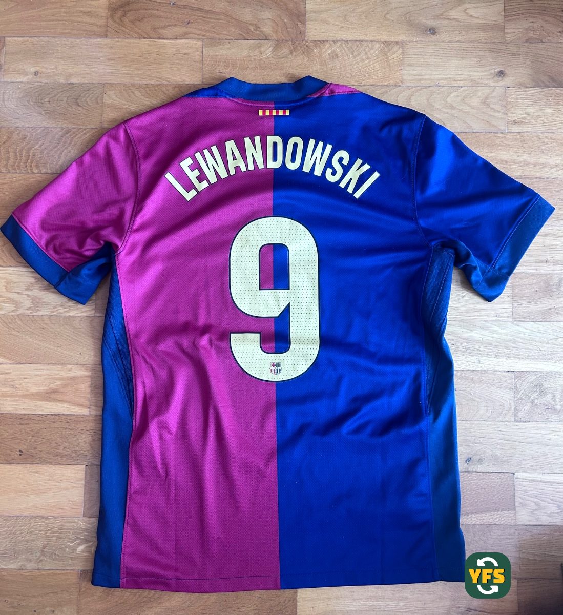 FC Barcelona 2024-2025 Home Store Version Nike Lewandowski - YourFootballShirt - Photo 1