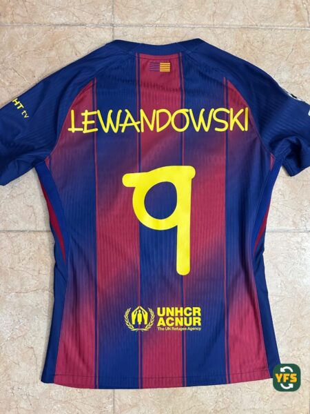 FC Barcelona 2025-2026 Home Lewandowski #9