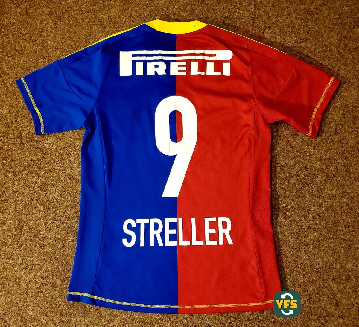 FC Basel 2012-2013 Home Store Version Adidas Streller - YourFootballShirt - Photo 1