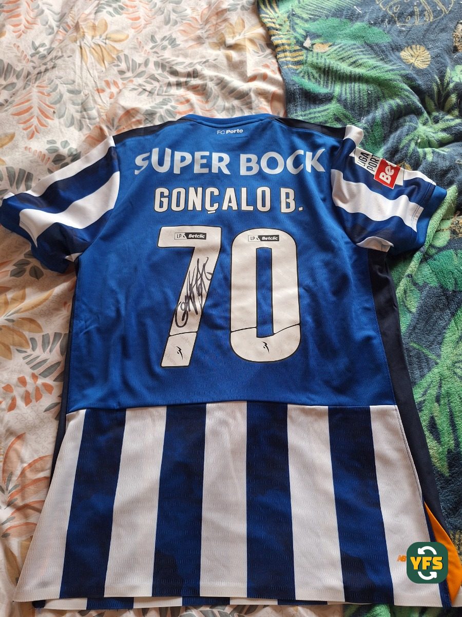 FC Porto 2024-2025 Home Match Worn New Balance GONÇALO BORGES - YourFootballShirt - Photo 1