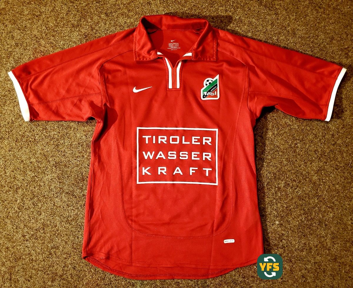 FC Tirol Innsbruck 2001-2002 Home Store Version Nike Jezek - YourFootballShirt - Photo 1