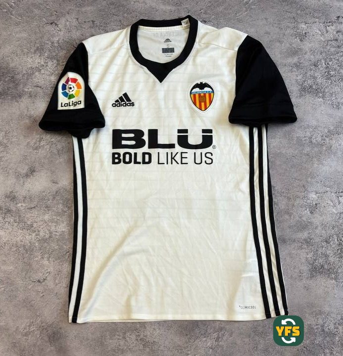 FC Valencia 2017-2018 Home Store Version Adidas - YourFootballShirt - Photo 1