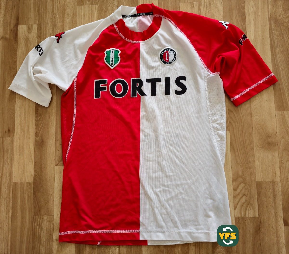 Feyenoord 2004-2005 Home Store Version Kappa - YourFootballShirt - Photo 1