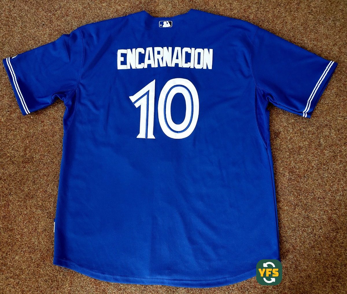 Football 2001-2002 Home Store Version Toronto Blue Jays Edwin Encarnacion - YourFootballShirt - Photo 1