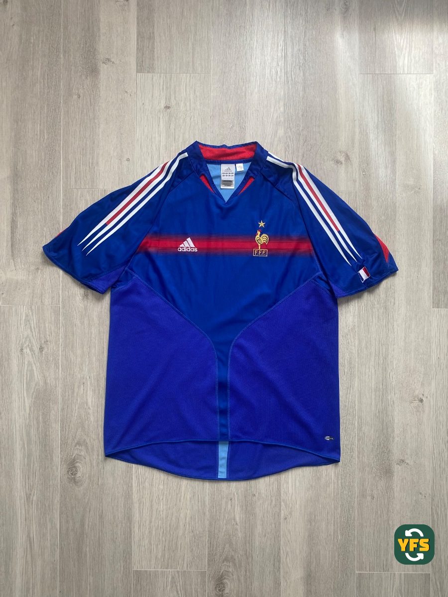 France 2004-2005 Home Store Version Adidas - YourFootballShirt - Photo 1