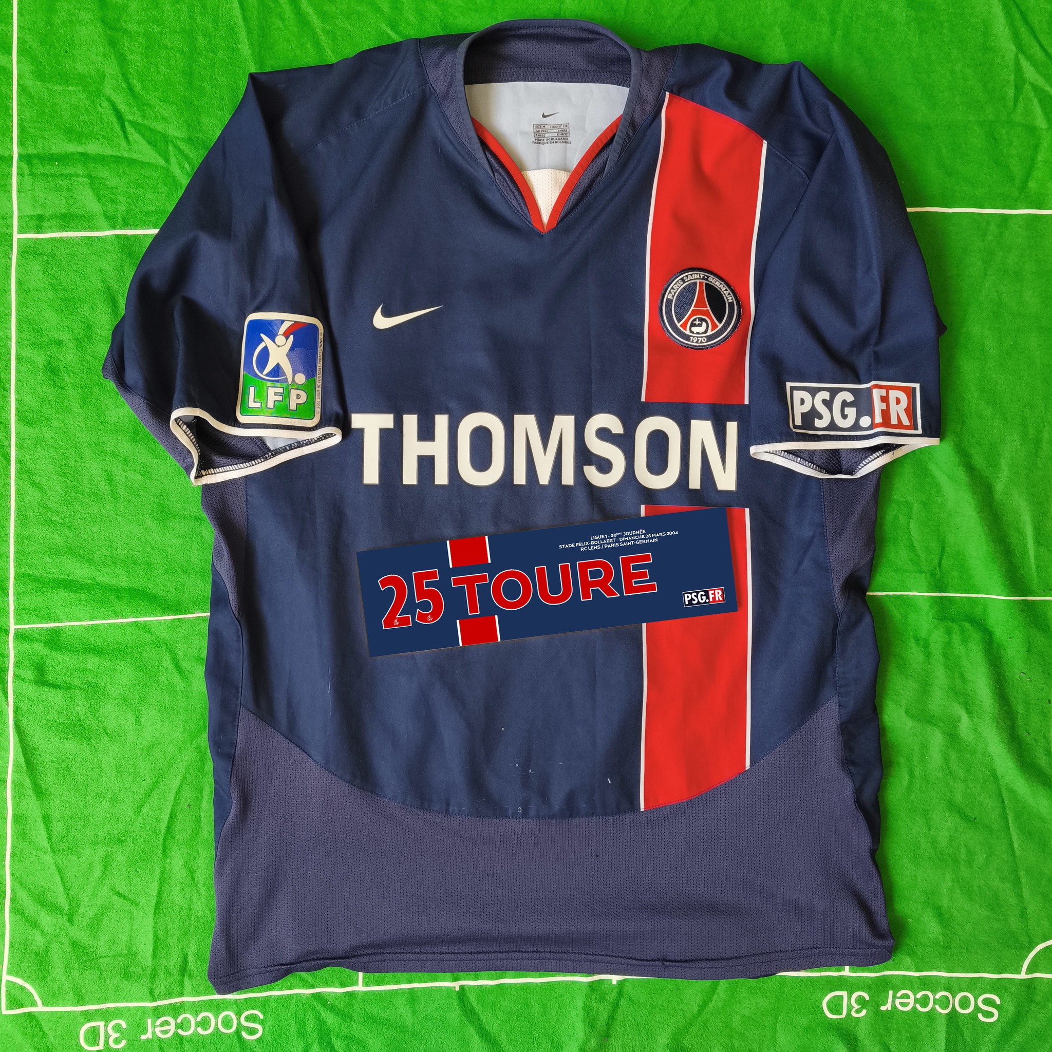 PSG 2003-2004 Home Issued Nike Touré - YourFootballShirt - Photo 1