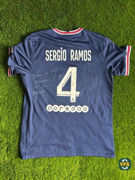 PSG 2021-2022 Home Sergio ramos #4