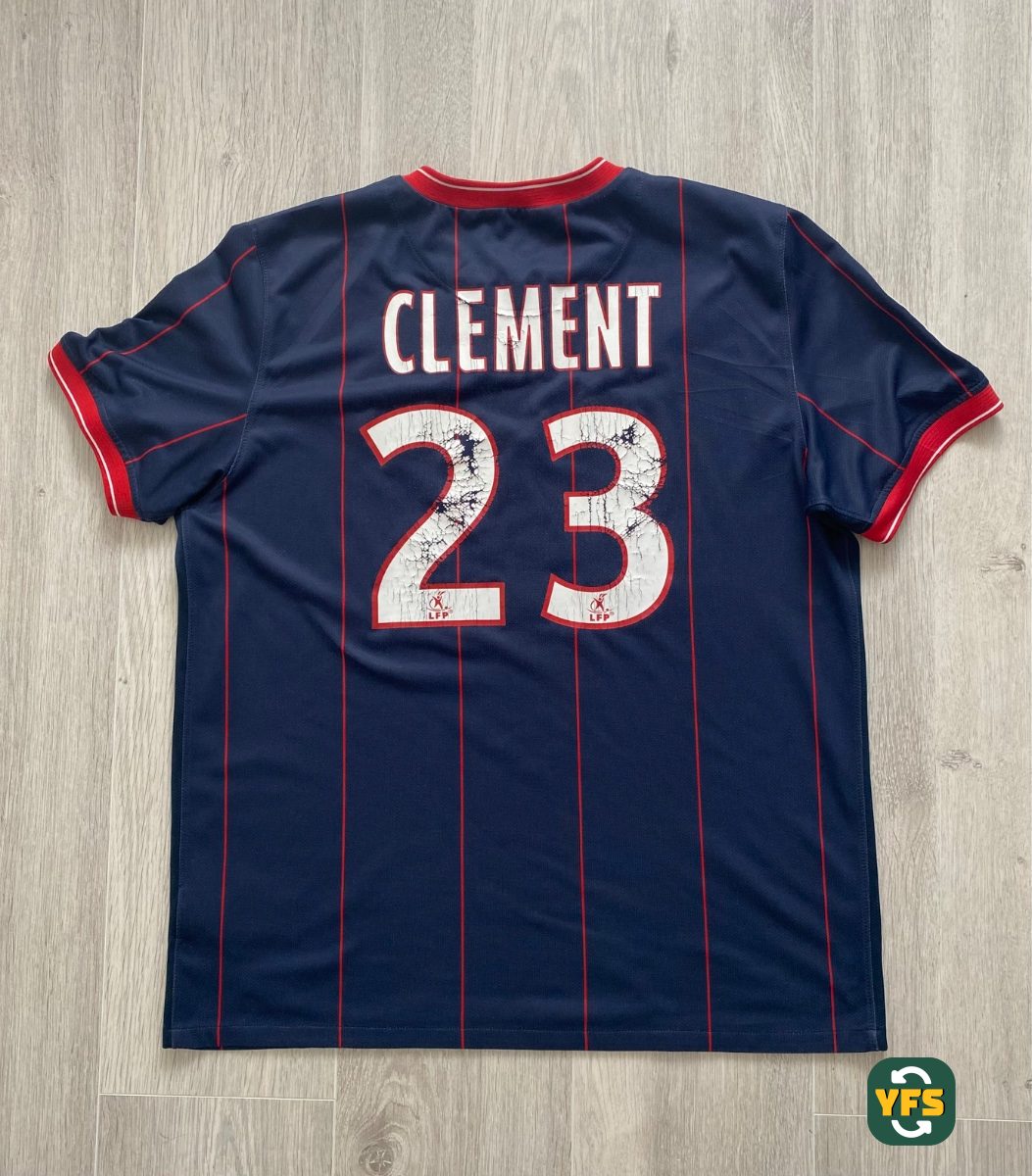PSG 2009-2010 Home Store Version Nike Clément - YourFootballShirt - Photo 1