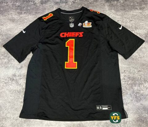 Kansas City Chiefs 2023-2024 Away Xavier Worthy #1