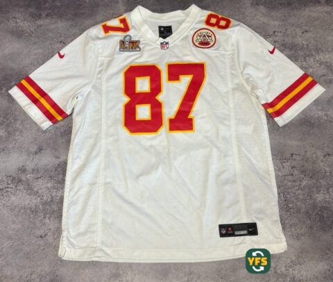 Kansas City Chiefs 2024-2025 Home Travis Kelce #87