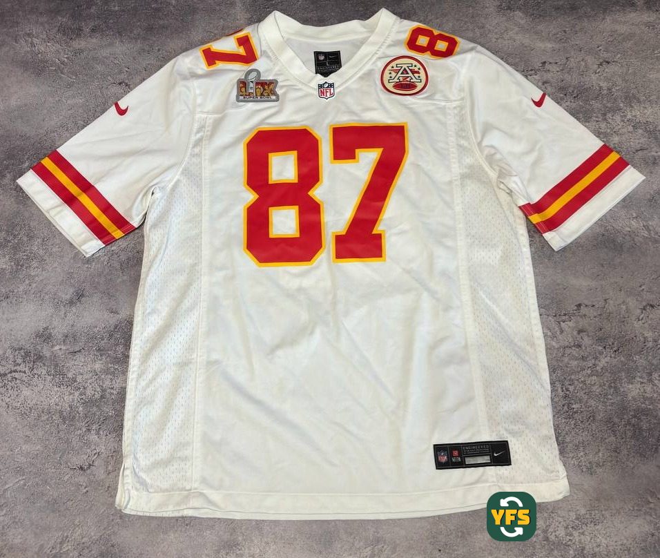 Kansas City Chiefs 2024-2025 Home Pro Version Nike Travis Kelce - YourFootballShirt - Photo 1