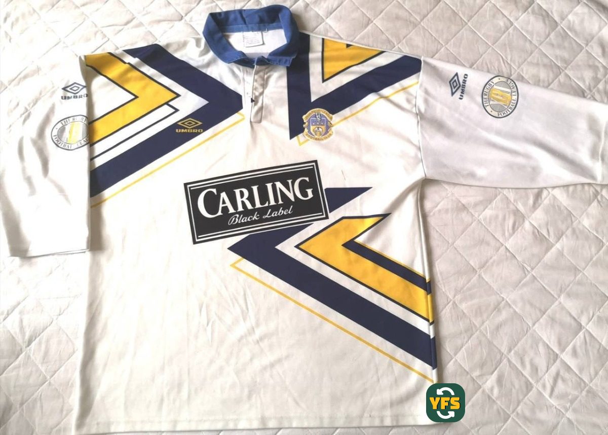 Leeds Rhinos 1991-1992 Away Store Version Umbro - YourFootballShirt - Photo 1