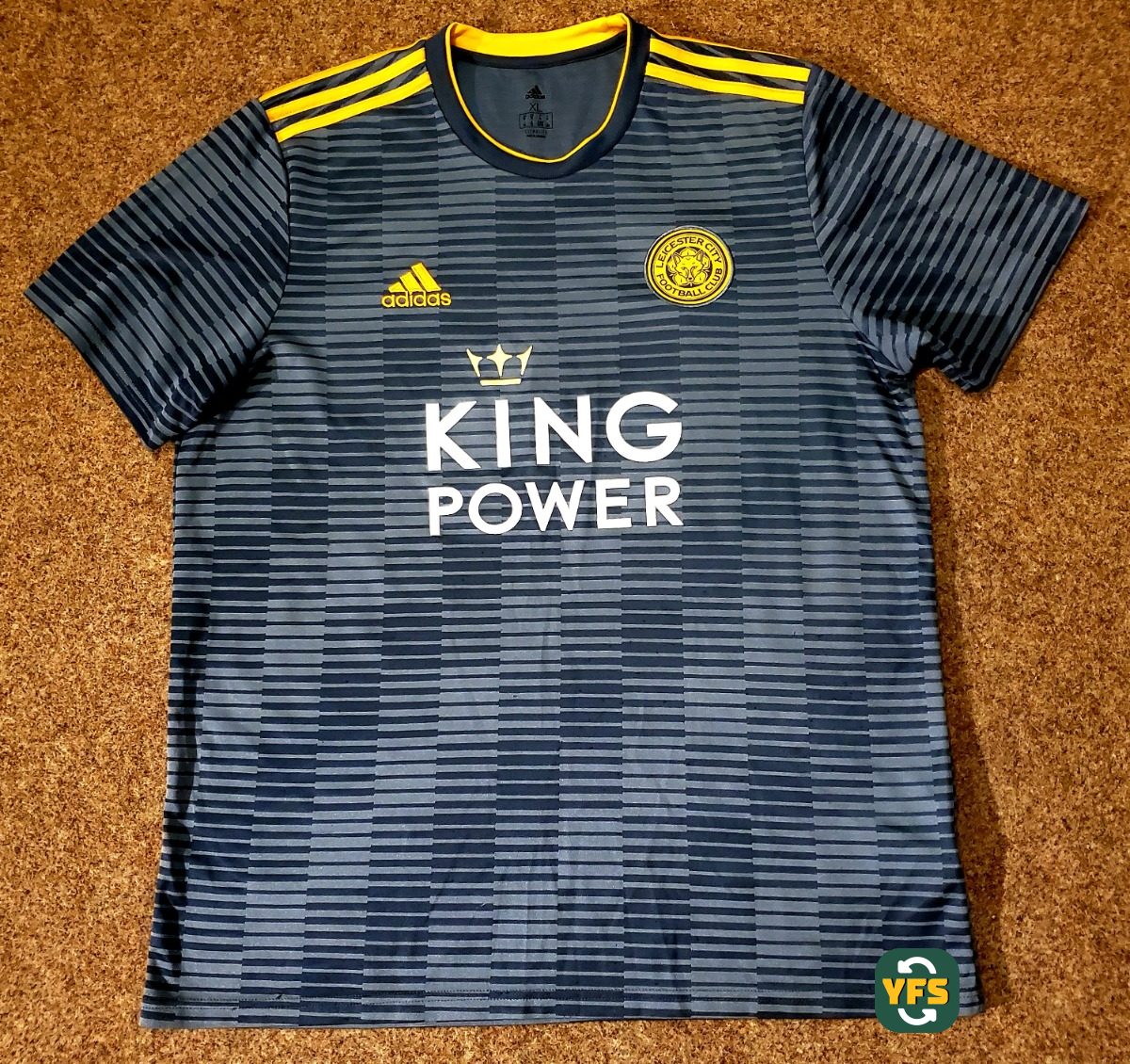 Leicester City 2018-2019 Away Store Version Adidas - YourFootballShirt - Photo 1