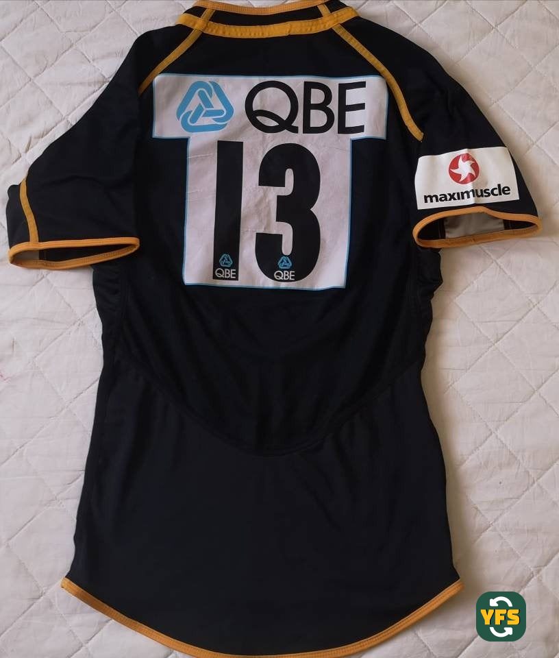 London Wasps 2011-2012 Home Match Worn Canterbury - YourFootballShirt - Photo 1