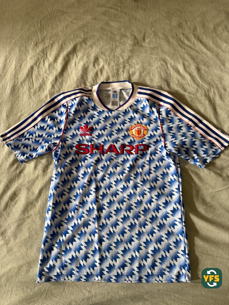 Manchester United 1991-1992 Away Store Version Adidas - YourFootballShirt