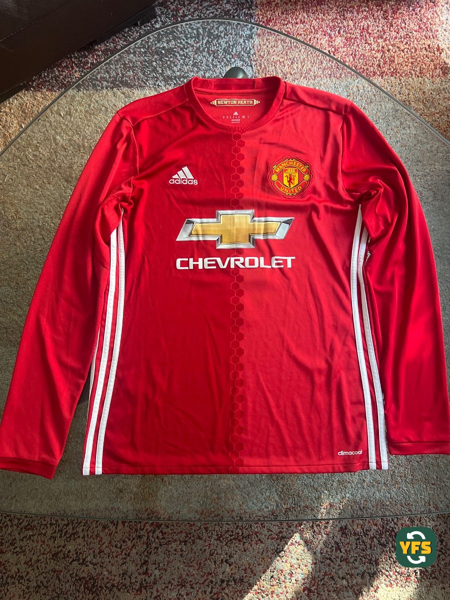 Manchester United 2016-2017 Home Store Version Adidas POGBA - YourFootballShirt - Photo 1