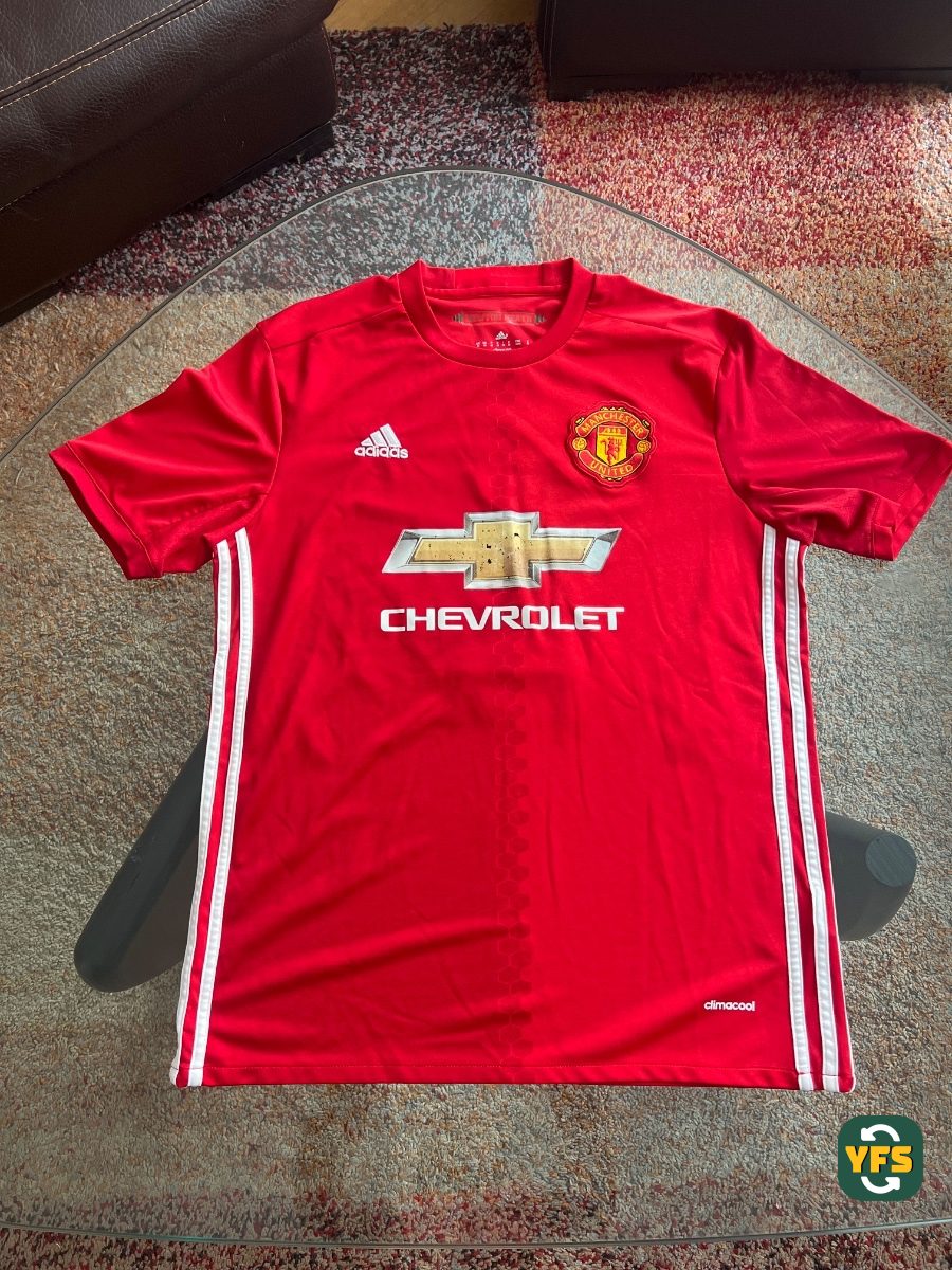 Manchester United 2016-2017 Home Store Version Adidas Ibrahimovic - YourFootballShirt - Photo 1