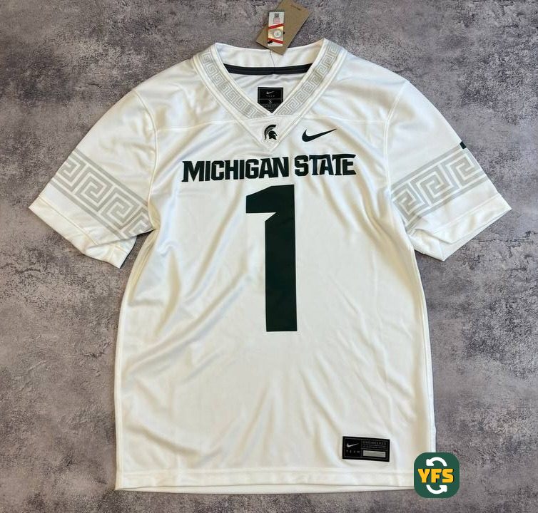 Michigan State Spartans 2023-2024 Home Store Version Nike - YourFootballShirt - Photo 1